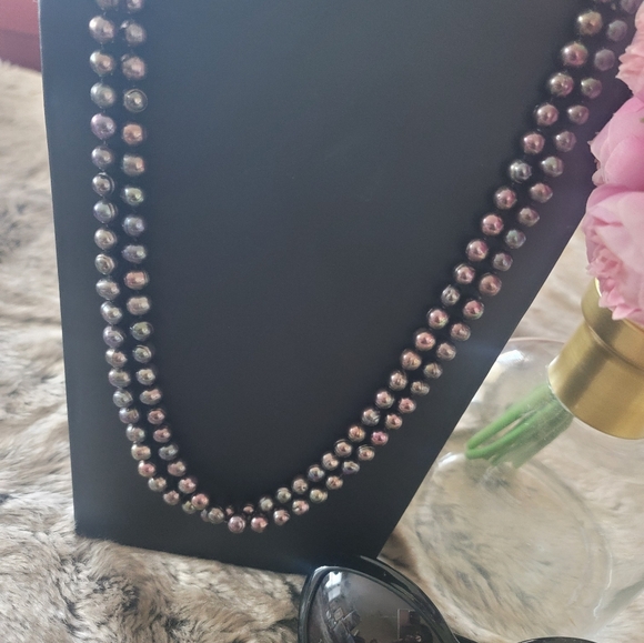 Opera vintage strand of cultured freshwater pearls... - Picture 2 of 6